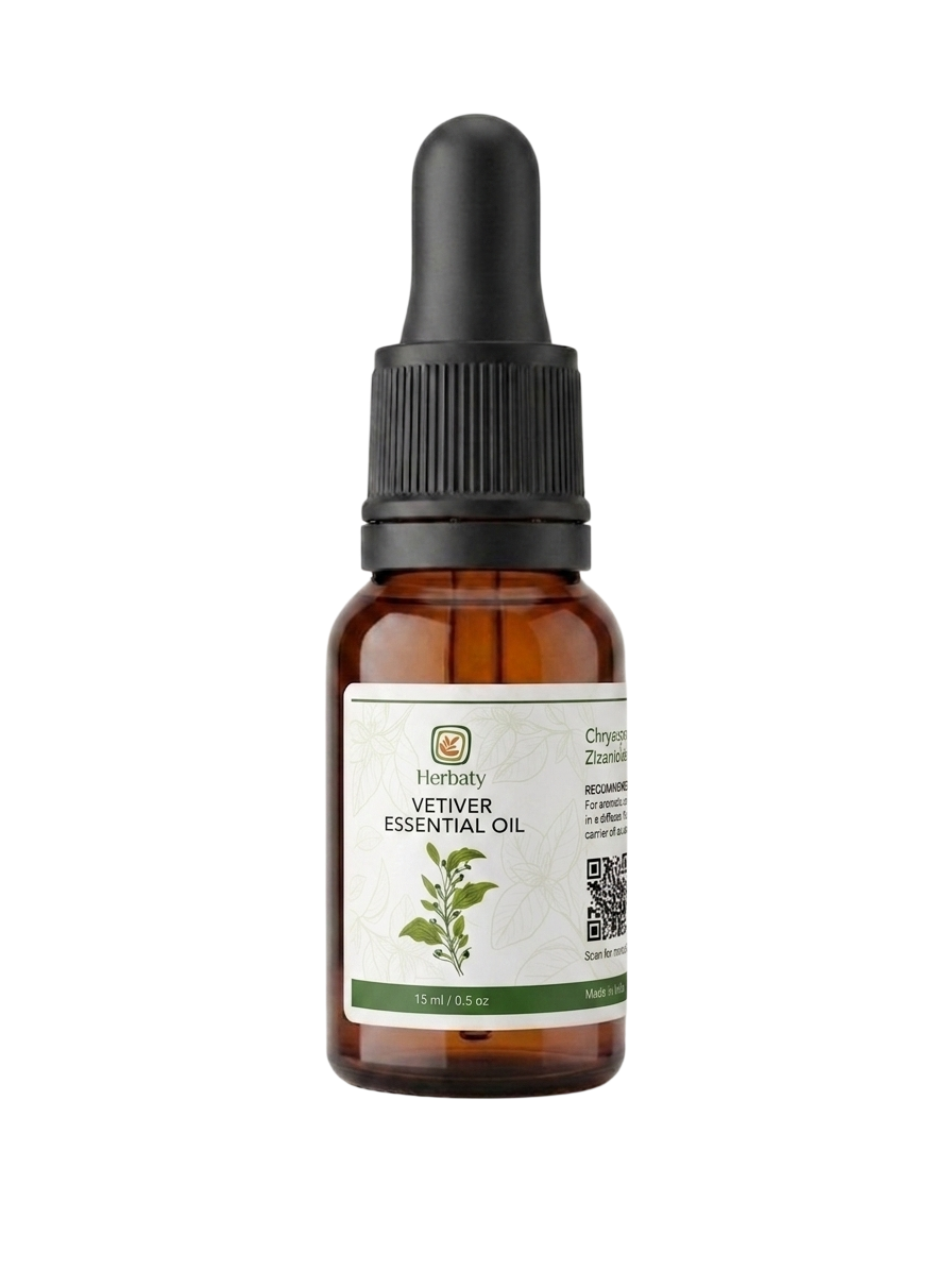 Vetiver Essential Oil from Herbaty Organics
