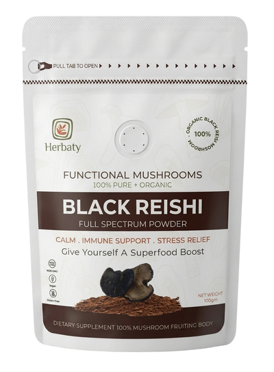 Black Reishi Mushroom Powder