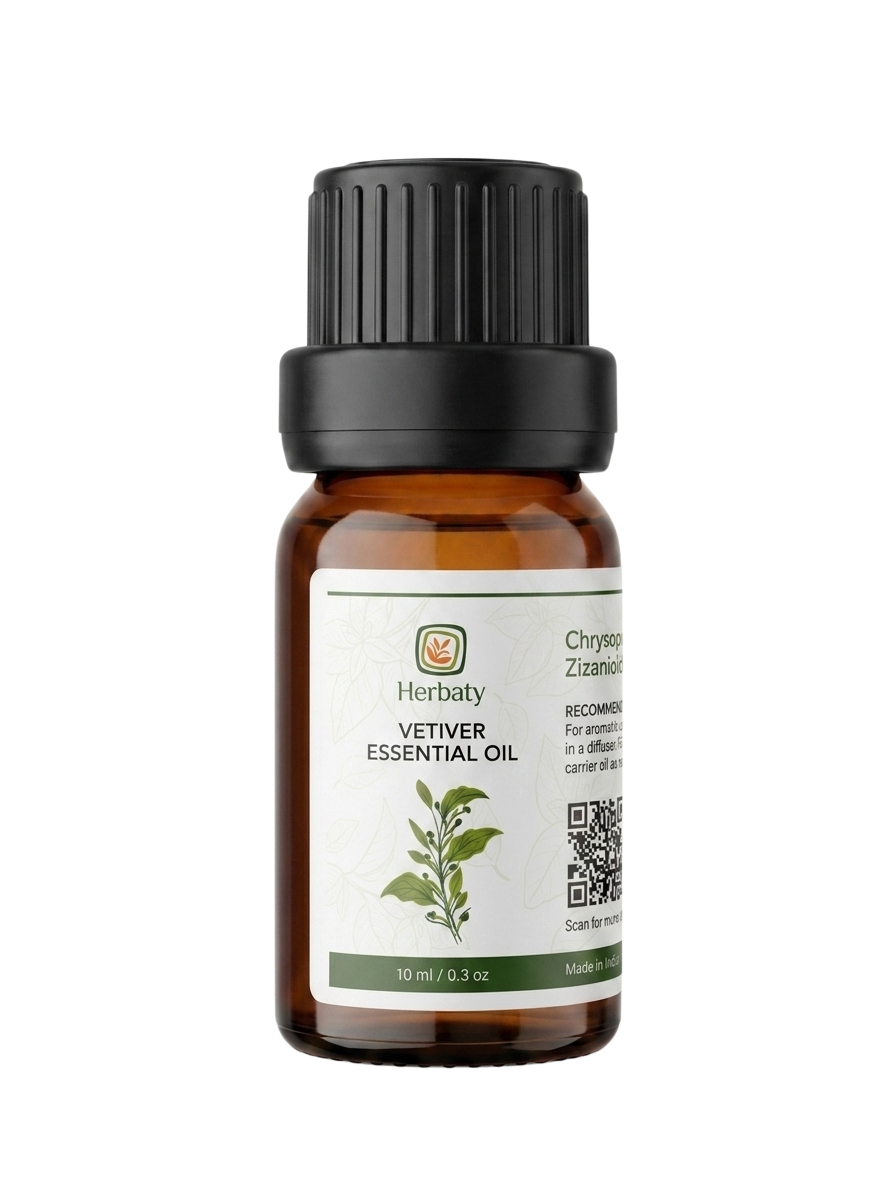 Vetiver Essential Oil from Herbaty Organics