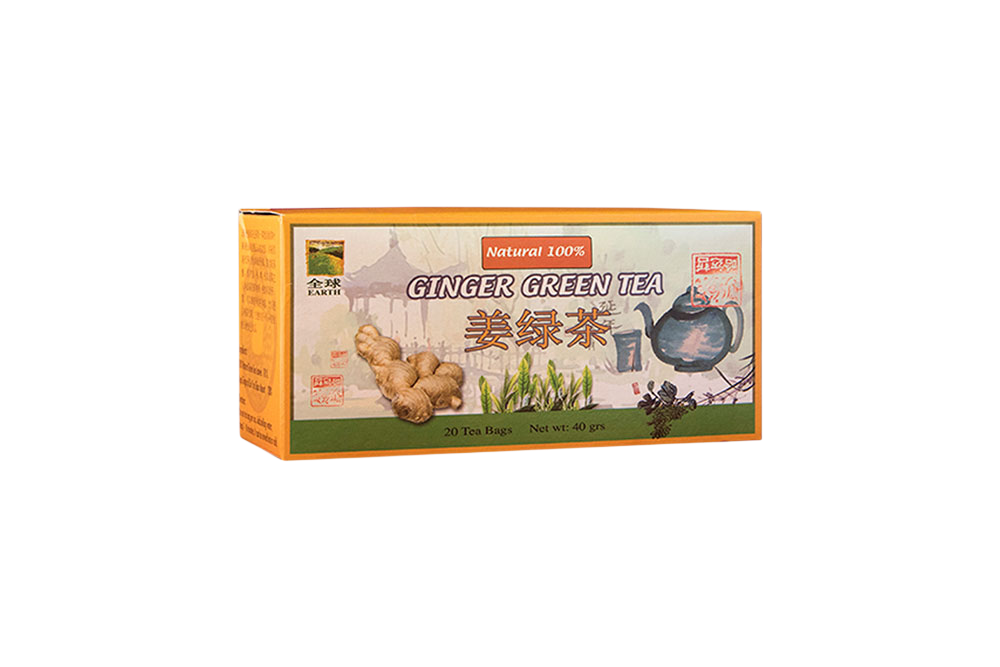 Ginger Green Tea from Herbaty Organics