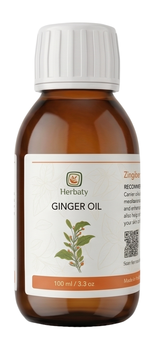 Ginger Carrier Oil from Herbaty Organics